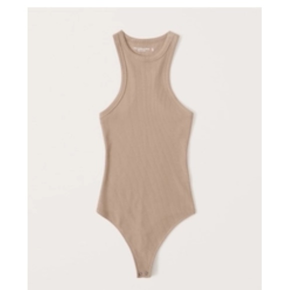 Abercrombie & Fitch Ribbed Scuba Essential Bodysuit - Picture 1 of 1